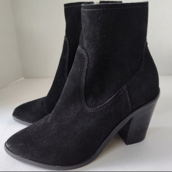 Treasure & Bond black suede ankle boots size 8 - Picture 3 of 10